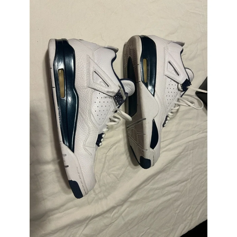Jordan Air Jordan 4 Retro Mens 11.5 White Legend Blue Excellent 